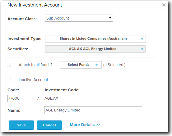 Share Code Class Change Notifications Simple Fund 360